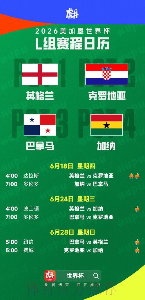 2026世界杯小组赛赛程最新比赛时间表怎么查